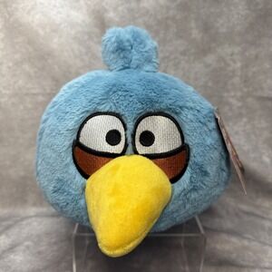 Angry Birds Plush Blue Jay Blue Bird Rovio Plush Toy 8" NWT No Sound 2022